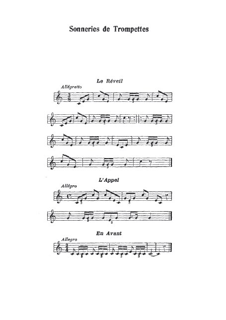 Téléchargez la partition de Sonneries de trompette1 en PDF